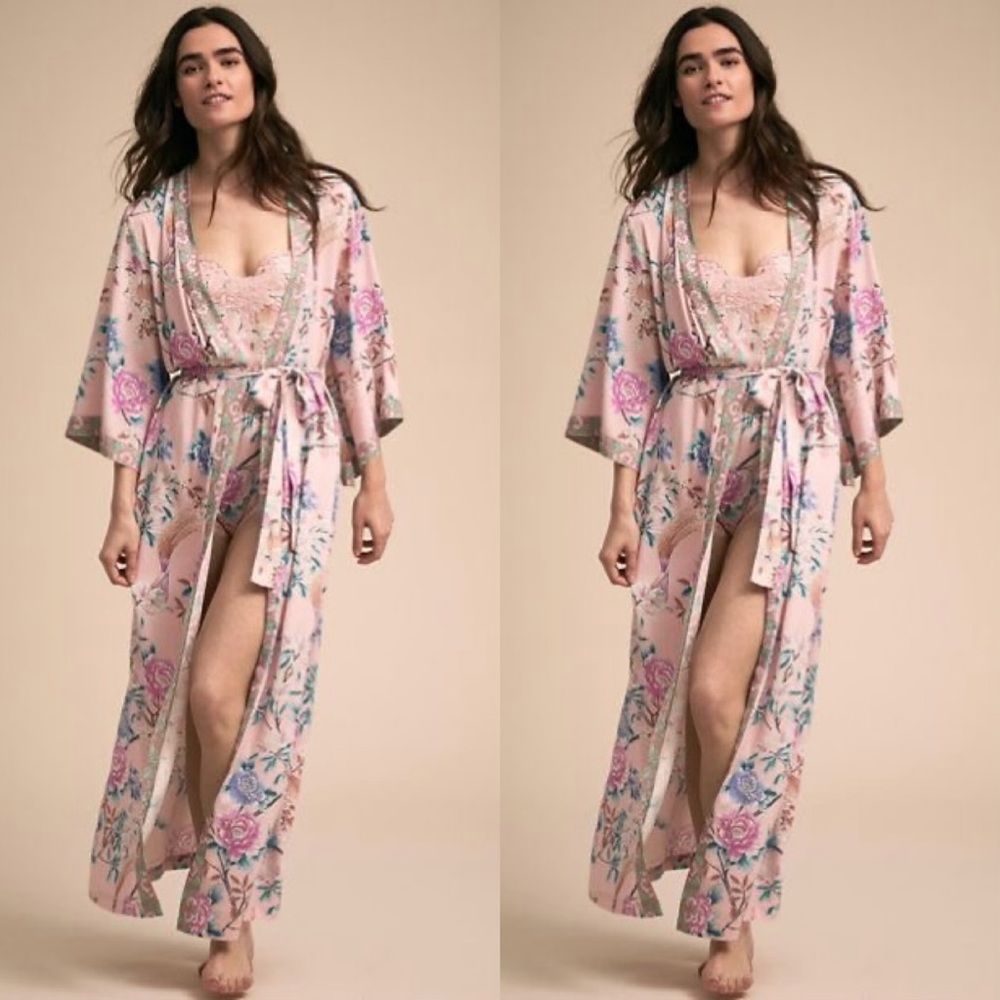 BHLDN Pink Talulah Robe x Homebodii - Picture 2 of 8